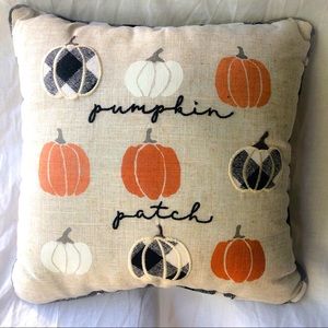 Pumpkin Patch Fall Decorative accent pillow